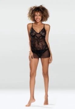 STACY - Koszula Nocna - Black