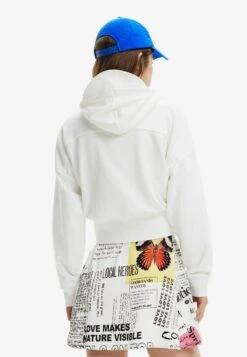 Desigual OVERSIZE POCKETS - Bluza Rozpinana - White -sklep Next 853c675dd55b4e67a7223074d9a6bf68