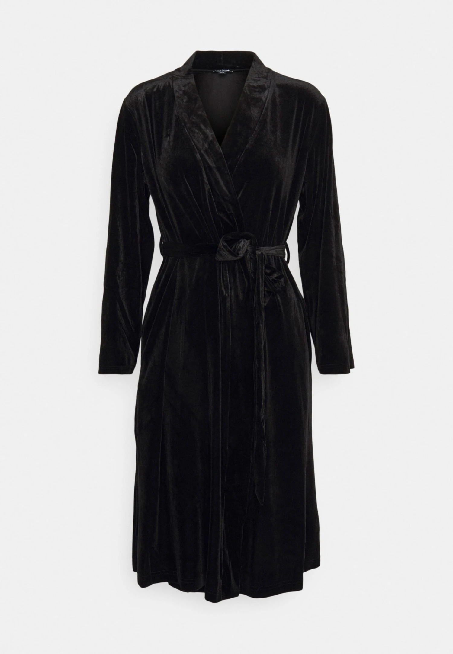 Pour Moi MIDI LENGTH GOWN - Szlafrok - Black 4 Pour Moi MIDI LENGTH GOWN - Szlafrok - Black - obrazek 4