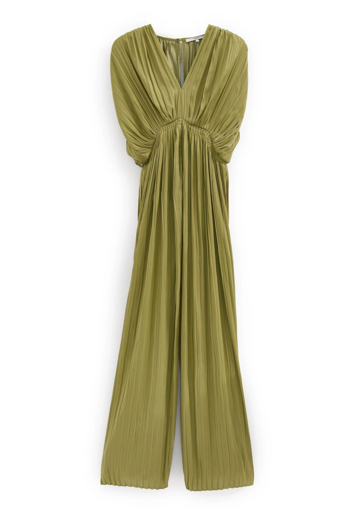 Next PLEATED SHORT SLEEVE PETITE - Kombinezon - Khaki Green 4 Next PLEATED SHORT SLEEVE PETITE - Kombinezon - Khaki Green - obrazek 4