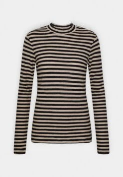 Marc O'Polo HIGH NECK LONG SLEEVE - Bluzka Z Długim Rękawem - Frosty Sand -sklep Next 879c281667d543f58b4a378a0e824bbf