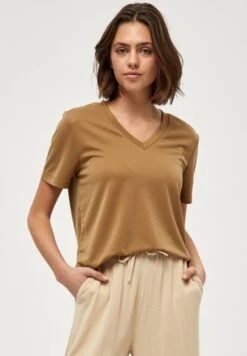 Peppercorn PHILINA - T-shirt Basic - Ermine Brown