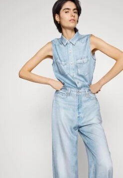 Rag & Bone LIQUID MIRAMAR SLEEVELESS - Kombinezon - Light Blue -sklep Next 8b20eb2ffcdb4ad2be7f68afb24d84d4
