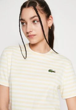 Lacoste TF HHW - T-shirt Z Nadrukiem - Flour/cob -sklep Next 8c74f275a82542508bbf2eceda04836a