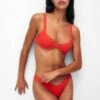 PULL & BEAR BASIC BALCONETTE - Góra Od Bikini - Red