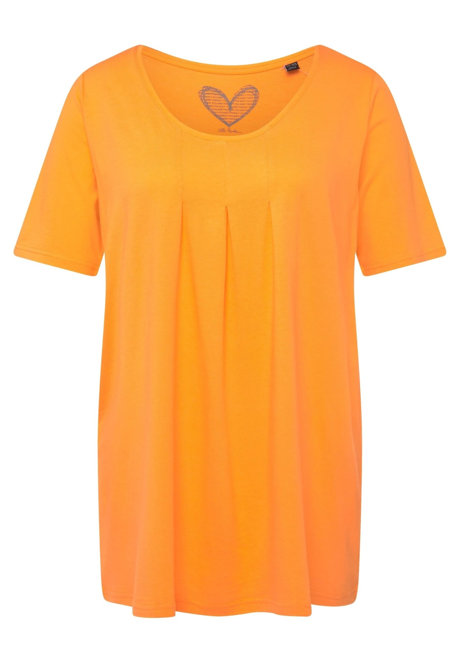 Ulla Popken T-shirt Basic - Cantaloupe Orange 5 Ulla Popken T-shirt Basic - Cantaloupe Orange - obrazek 5