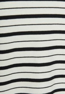 Tom Tailor CREW NECK STRIPE LONGSLEEVE - Bluzka Z Długim Rękawem - Offwhite/black -sklep Next 902f4e22b9b54db7b852780716dcf861
