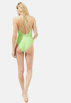 Marks & Spencer PRINTED - Kostium Kąpielowy - Lime Mix -sklep Next 918eb859c3204392876bf16999788519