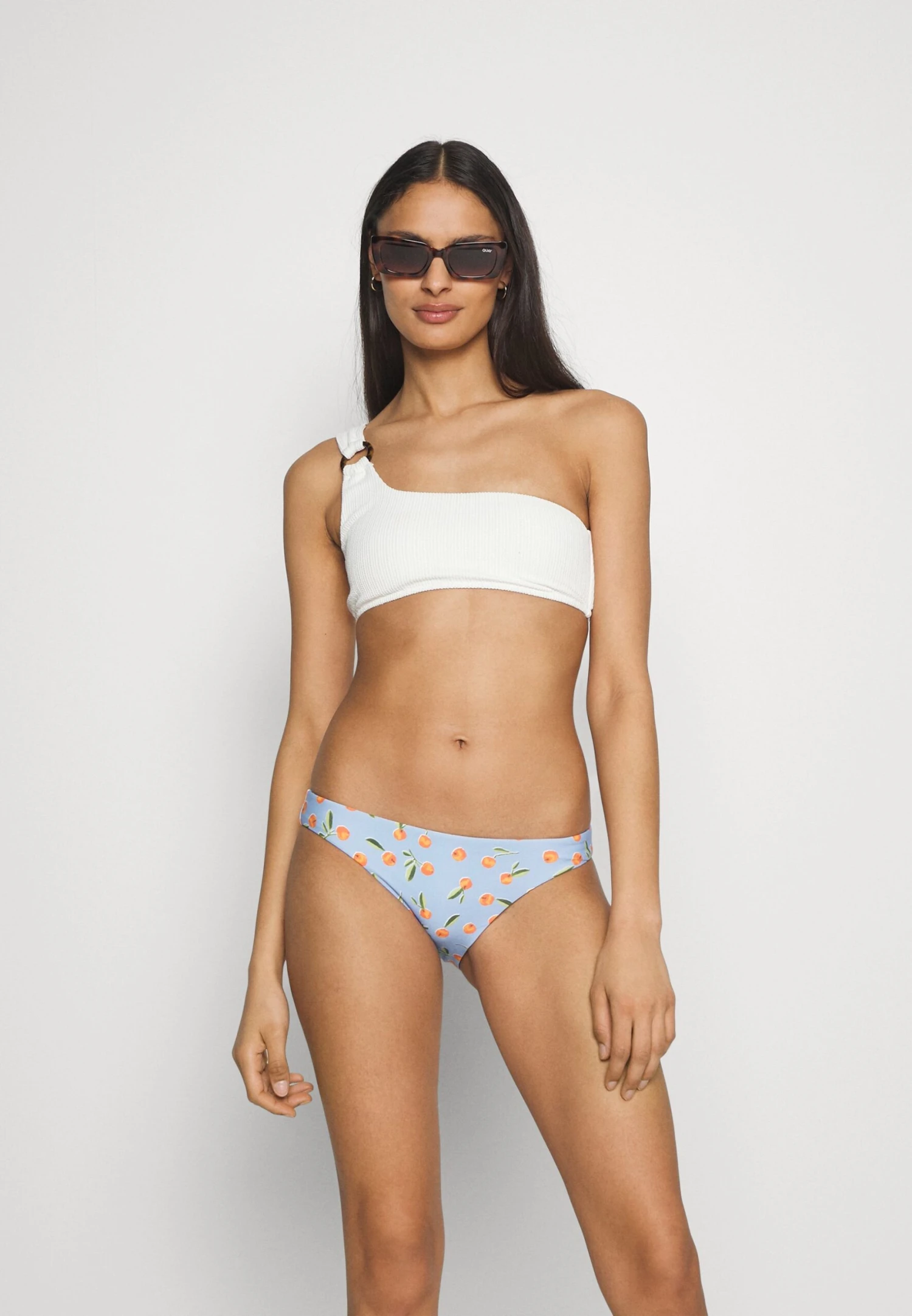 Seafolly SUMMER CRUSH REVERSIBLE HIPSTER - Dół Od Bikini - Powder Blue 2 Seafolly SUMMER CRUSH REVERSIBLE HIPSTER - Dół Od Bikini - Powder Blue - obrazek 2