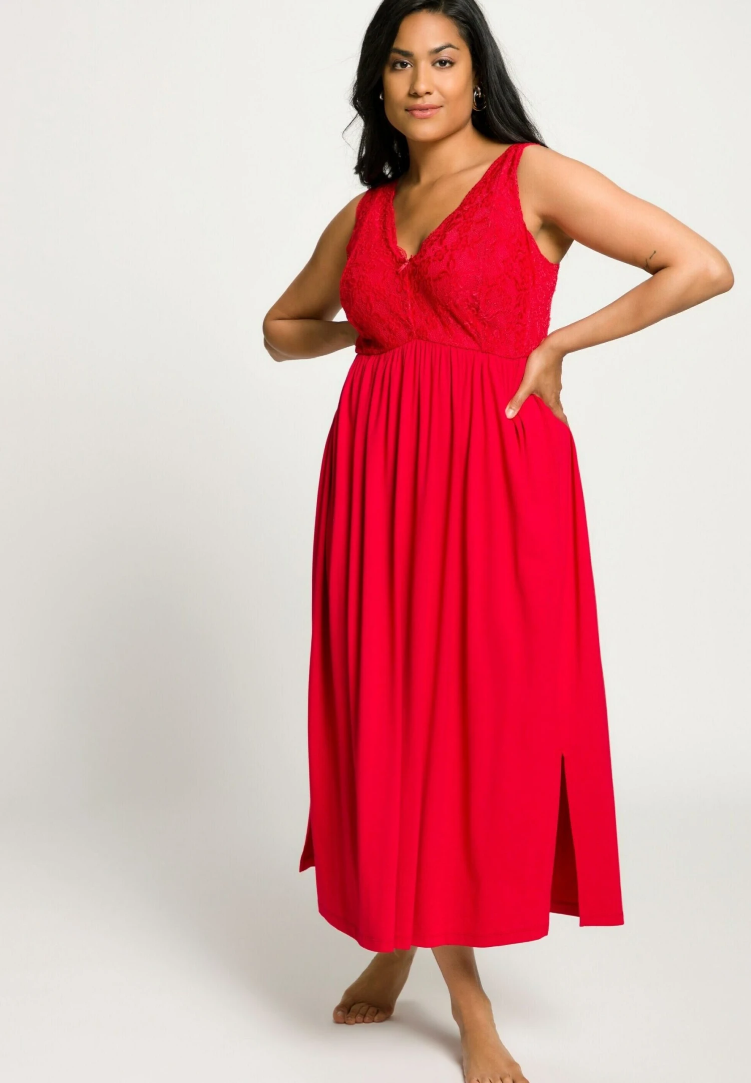 Ulla Popken Koszula Nocna - Salsa 2 Ulla Popken Koszula Nocna - Salsa - obrazek 2