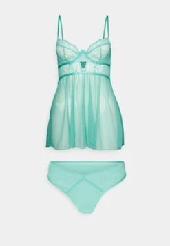 Hunkemöller BD WIRED LACE ISABELLE DOT MSH - Koszula Nocna - Sea Blue 10 Hunkemöller BD WIRED LACE ISABELLE DOT MSH - Koszula Nocna - Sea Blue -sklep Next 94bb0ff1aca74f6d8e5a772368a25f6b
