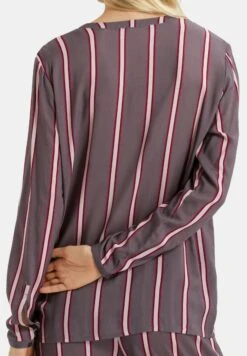 HANRO Koszulka Do Spania - Sleek Stripe -sklep Next 988ef9e9a62843aaa0e1e2a1e57143f1