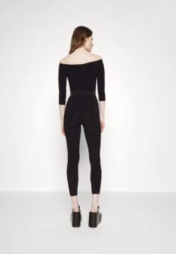 Norma Kamali OFF SHOULDER CATSUIT - Kombinezon - Black -sklep Next 9943c4e227b14c7380056530c916c604