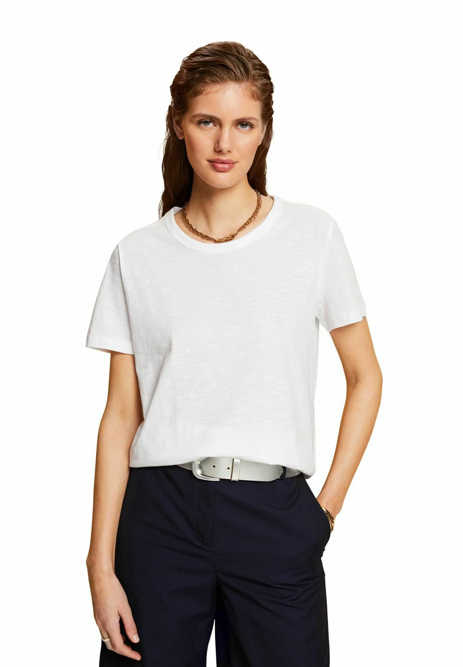 Edc By Esprit T-shirt Basic - White 1 Edc By Esprit T-shirt Basic - White