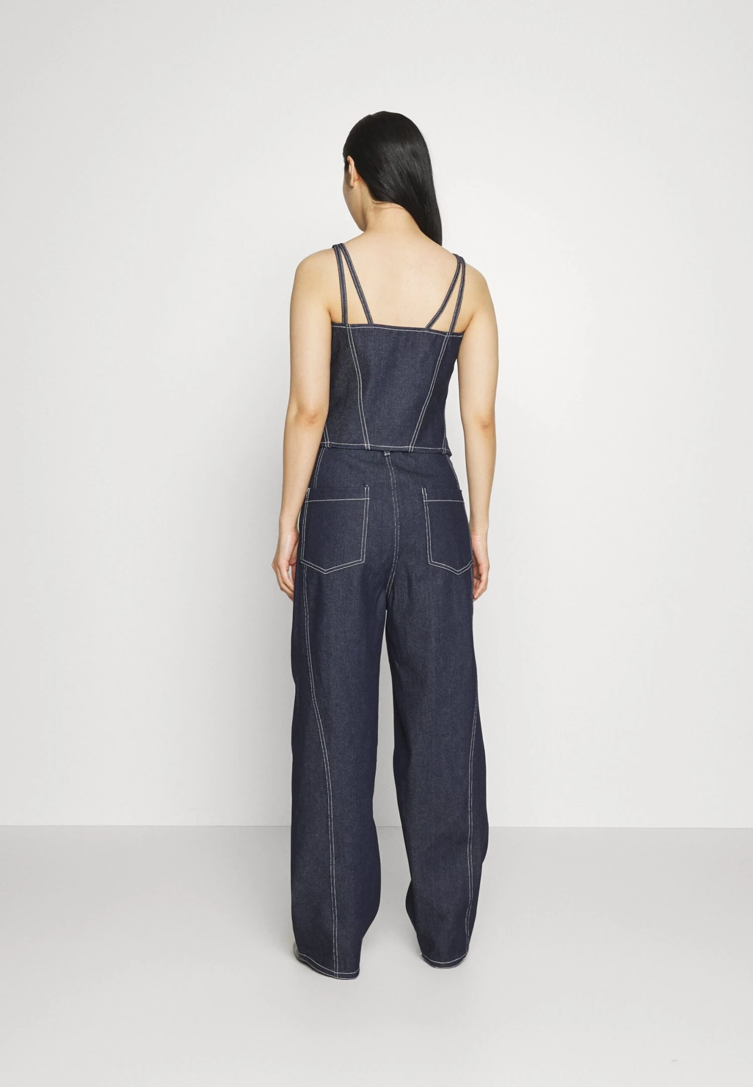 ELLEME BUSTIER - Top - Navy 3 ELLEME BUSTIER - Top - Navy - obrazek 3