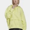 Adidas Originals ALWAYS SNAP BUTTON - Bluza Z Kapturem - Pulse Yellow