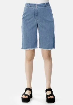 HELMIDGE BERMUDA - Szorty Jeansowe - Hellblau
