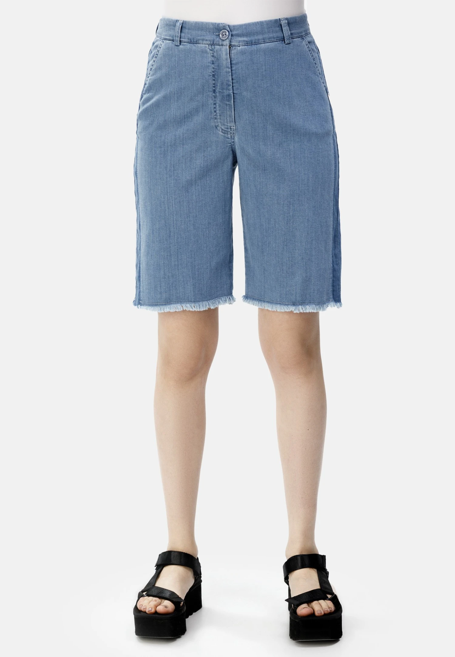 HELMIDGE BERMUDA - Szorty Jeansowe - Hellblau 1 HELMIDGE BERMUDA - Szorty Jeansowe - Hellblau