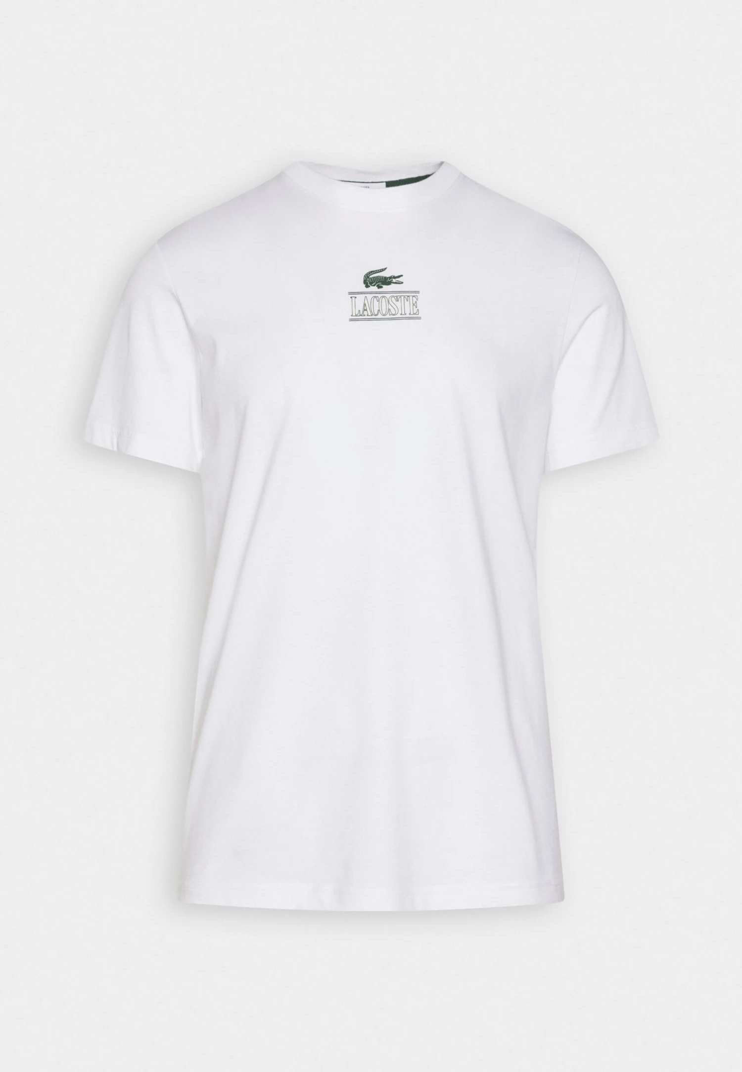 Lacoste UNISEX - T-shirt Z Nadrukiem - White 4 Lacoste UNISEX - T-shirt Z Nadrukiem - White - obrazek 4