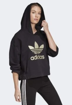 Adidas Originals PREMIUM HOODIE - Bluza Z Kapturem - Black -sklep Next a76e7bcf3e194fcf95a87675bfd9d555