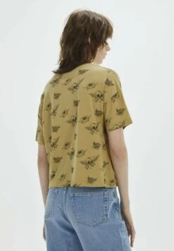 WITH TATTOO PATTERN - T-shirt Z Nadrukiem - Yellow -sklep Next a785ecdccc364defa573a6dc5a69c080