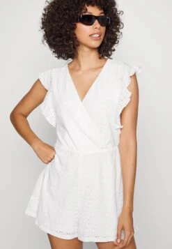 Vero Moda VMMARCY PLAYSUIT - Kombinezon - Snow White -sklep Next a79445c9671f417a8cf2e02525294d56