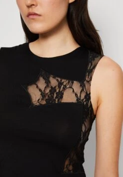 Jaded London 00S TANK WITH CUT OUT CROSS DETAIL - Top - Black -sklep Next a9a1cebb9d554aea9f48271715472193