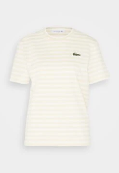 Lacoste TF HHW - T-shirt Z Nadrukiem - Flour/cob -sklep Next ac2b0285c2e44d049afbd634cbc8edbf