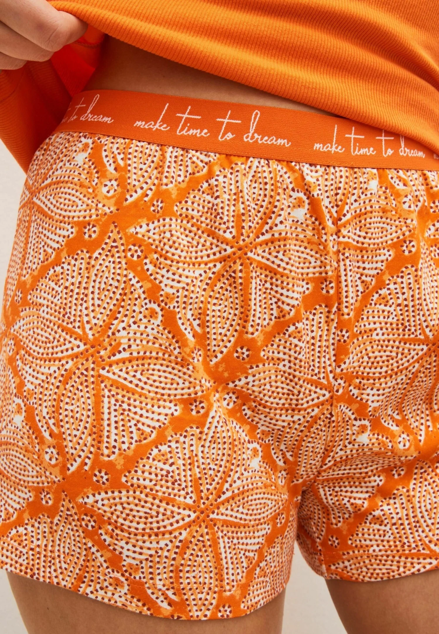 Next BLEND SET PETITE - Piżama - Orange Abstract 3 Next BLEND SET PETITE - Piżama - Orange Abstract - obrazek 3