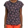 ESPRIT T-shirt Z Nadrukiem - Blue