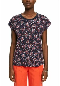 ESPRIT T-shirt Z Nadrukiem - Blue