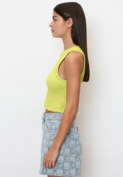 Marc O'Polo DENIM SLEEVELESS CHEST PRINT - Top - Limeade -sklep Next b5acca8463eb4e58bfdb394ccf379bb6