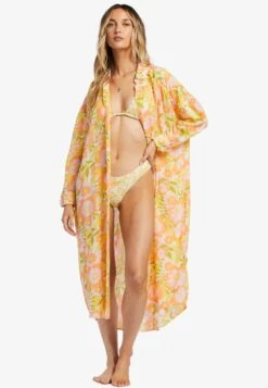 Billabong DAYLIGHT DREAMIN ROBE - Akcesoria Plażowe - Orange Peel
