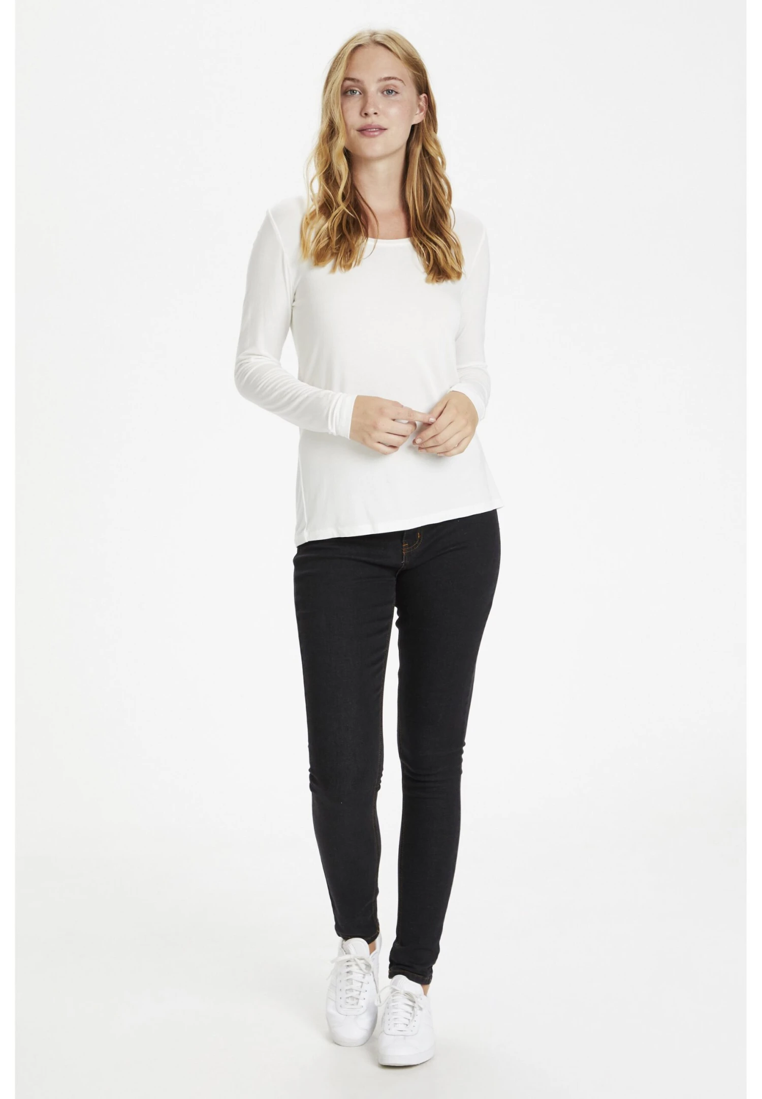 Culture Bluzka Z Długim Rękawem - Spring Gardenia 2 Culture Bluzka Z Długim Rękawem - Spring Gardenia - obrazek 2