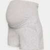 ONLY MATERNITY OLMDREAMER LIFE - Szorty - Light Grey Melange
