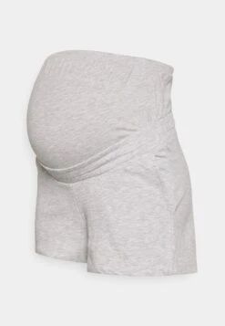 ONLY MATERNITY OLMDREAMER LIFE - Szorty - Light Grey Melange