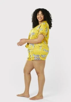 SHORT PJ SET - Piżama - Mustard -sklep Next b9bb769e21e448a7ab97520ed756e876