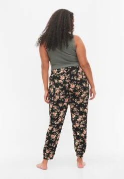 Zizzi Spodnie Od Piżamy - Black Flower -sklep Next bb107d7df5db420f957e7baedbc30a24