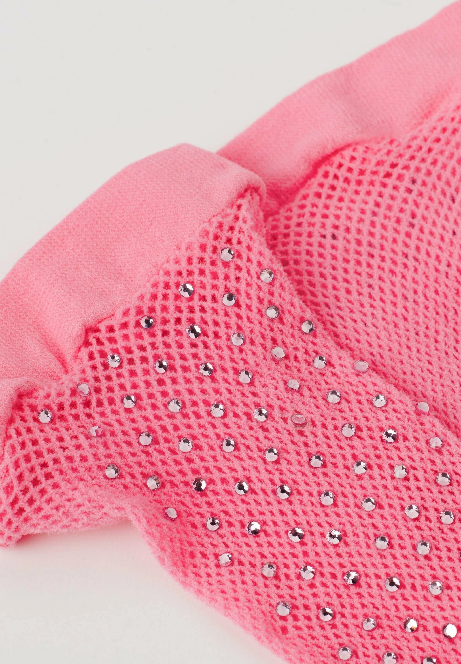 A RETE PICCOLA CON STRASS - Skarpety - V Pink Rhinestones 2 A RETE PICCOLA CON STRASS - Skarpety - V Pink Rhinestones - obrazek 2