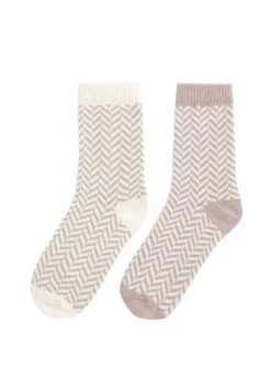 Oysho 2 PAIRS OF CLASSIC - Skarpety - Light Brown -sklep Next bd314edc314d4de88c434d7a1a662ded