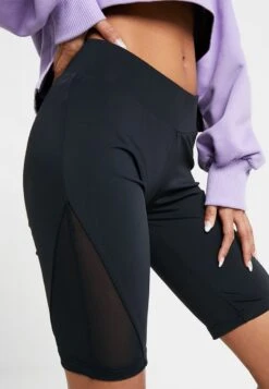 URBAN CLASSICS LADIES TECH CYCLE SHORTS - Szorty - Black -sklep Next c112e6e375b548e8ab38e3418d7f27d1