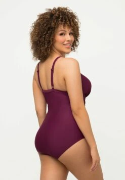 Ulla Popken Kostium Kąpielowy - Vin Rouge -sklep Next c1d88464a11d4f47a7f46e529002aab0