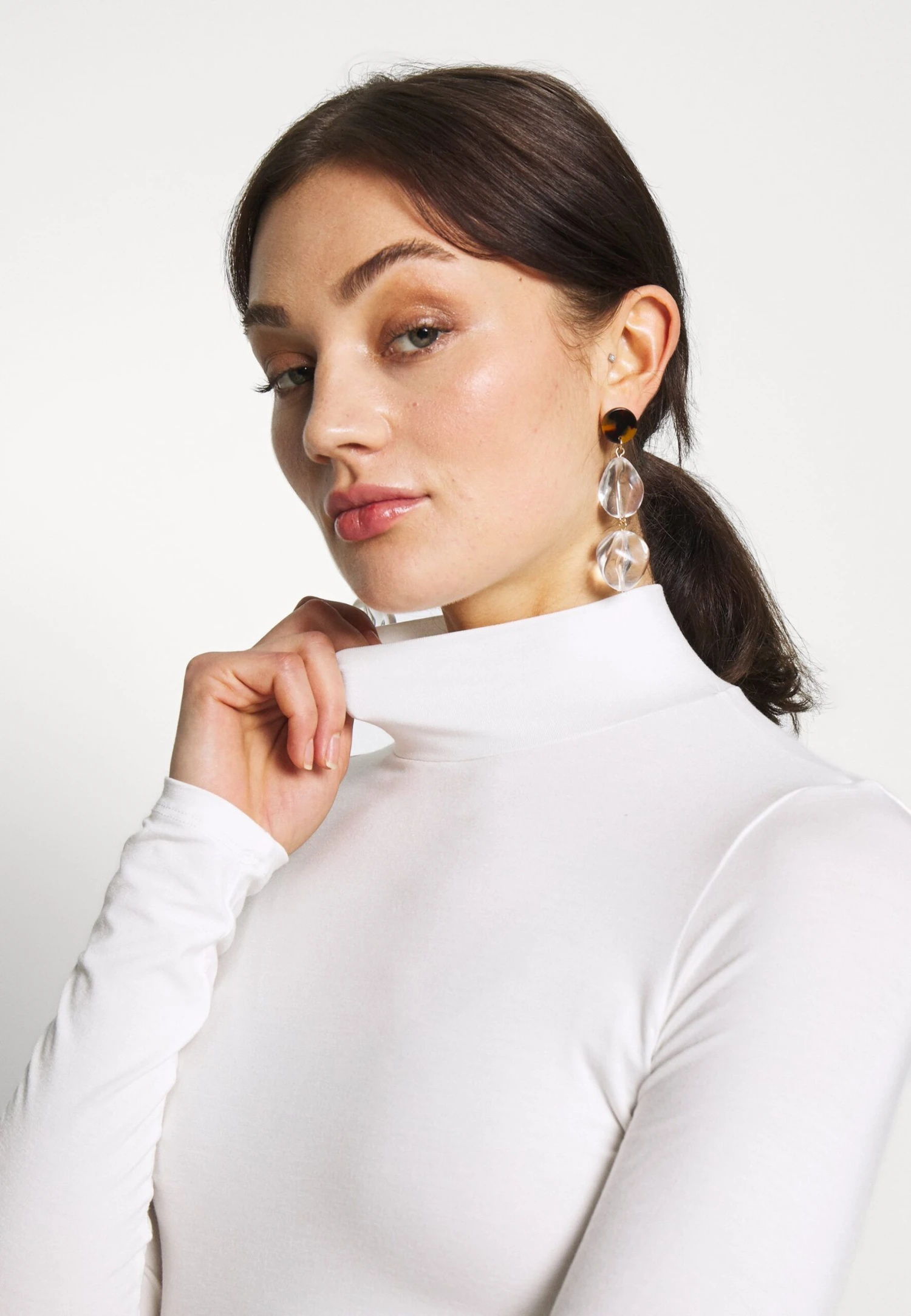 Gina Tricot DORSIA - Bluzka Z Długim Rękawem - Offwhite 4 Gina Tricot DORSIA - Bluzka Z Długim Rękawem - Offwhite - obrazek 4