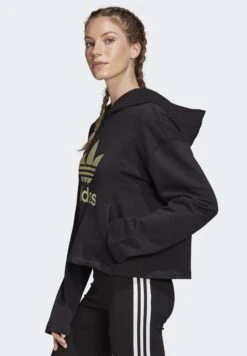 Adidas Originals PREMIUM HOODIE - Bluza Z Kapturem - Black -sklep Next c3fbdfcd335c488eb3a86fc64a1a968e