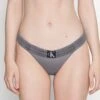 Calvin Klein Swimwear BRAZILIAN - Dół Od Bikini - Black