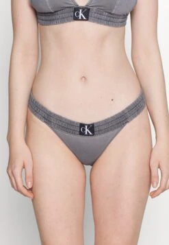 Calvin Klein Swimwear BRAZILIAN - Dół Od Bikini - Black