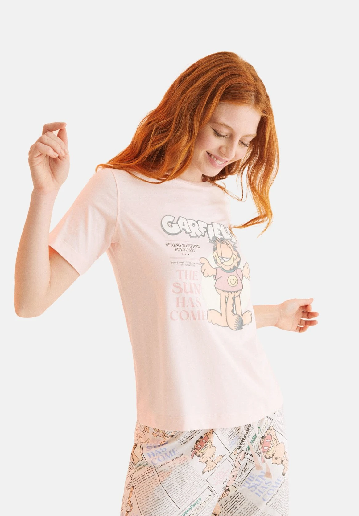 Women'secret SET GARFIELD THE SUN HAS COME - Piżama - Pink 5 Women'secret SET GARFIELD THE SUN HAS COME - Piżama - Pink - obrazek 5