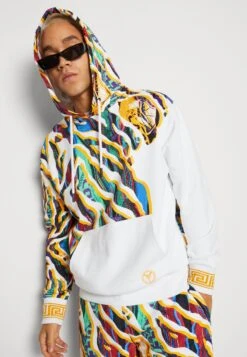 CARLO COLUCCI UNISEX - Bluza Z Kapturem - White/multicolor -sklep Next c7491e4d69a94e04a50e4865459ca289