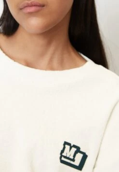 Marc O'Polo DENIM FROTTEE COTTON - Bluza - Scandinavian White -sklep Next c82a976da2644fcfb916631279905cb1