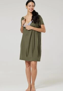 UMSTANDS UND STILLSHIRT - Koszula Nocna - Khaki -sklep Next c90be29fd0d54abf939d92b502684e4e